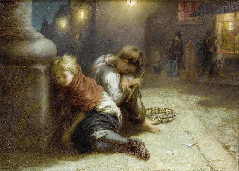 Augustus Saint-Gaudens Fatigued Minstrels china oil painting image
